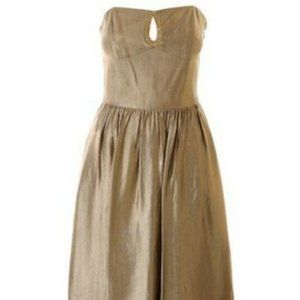 Laundry by Shelli Segal Gold Cocktail Party Dress Size 2 New with Tags